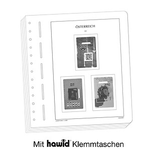 Leuchtturm Nachtrag mit Klemmtaschen Österreich Crypto-Marken 2025