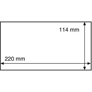 HP Schutzhüllen 220x114 mm, 50er Pack