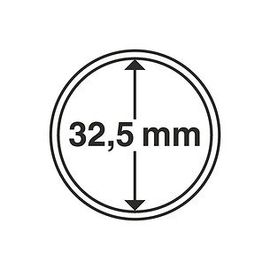 Münzkapseln GRIPS 32,5 mm, 10er Pack
