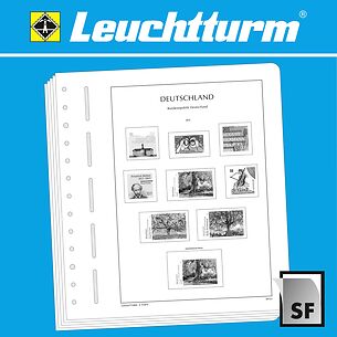 LEUCHTTURM Blankoblätter für Automatenmarken Typ 'Klüssendorf', neutral, 5er Pack