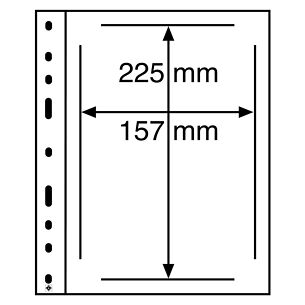 Optima Kunststoffhüllen für ETB's, glasklar, 10er Pack