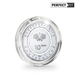 Münzkapseln ULTRA Perfect Fit  für deutsche 10 Euro (28,75 mm), 10er-Pack