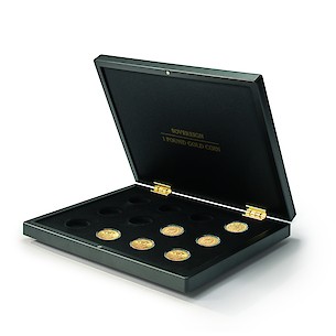 Volterra Uno - Münzkassette für 12 Goldmünzen „Sovereign“ in Kapseln