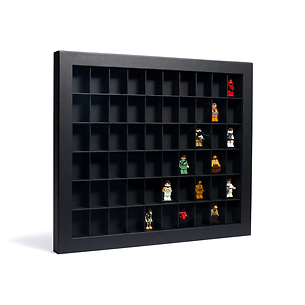Showcase Sammelbox mit 60 Fächern, schwarz