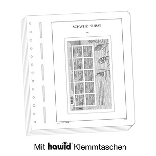 Leuchtturm Vordruckblätter mit Klemmtaschen Schweiz Kleinbogen