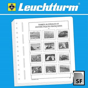 Leuchtturm Vordruckblätter mit Klemmtaschen Französisch Antarktis (T.A.A.F.)