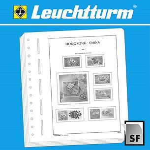 Leuchtturm Vordruckblätter mit Klemmtaschen Hong-Kong / Hong Kong China