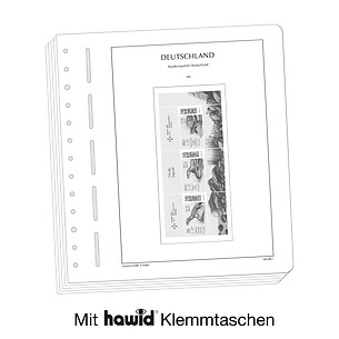 Leuchtturm Vordruckblätter Bundesrepublik Deutschland Heftchenblätter