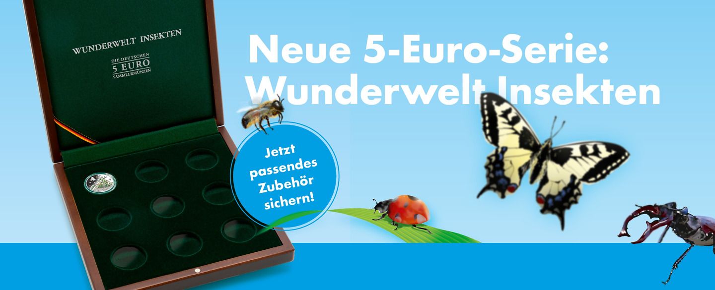 5 Euro Wunderwelt Insekten