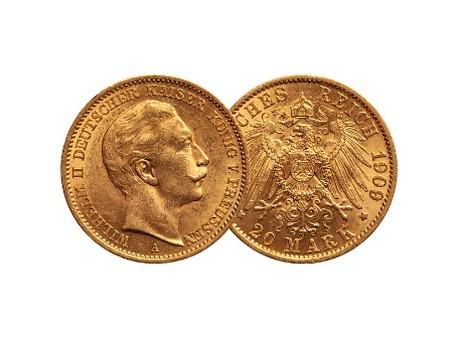 Gefälschte Goldmünzen des Kaiserreichs