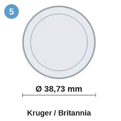 Kruger/Britannia, Ø 38,73 mm
