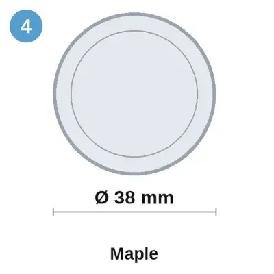 Maple, Ø 38 mm