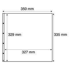 1er 327 x 329 mm (Oben offen)