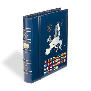 Optima Ringbinder Euro im Classic-Design, farb. Rücken- und Deckelprägung