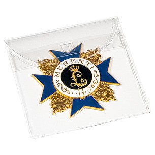 Schutztasche für Orden, Medaillen und Ehrenzeichen bis 90 mm, 50er-Pack