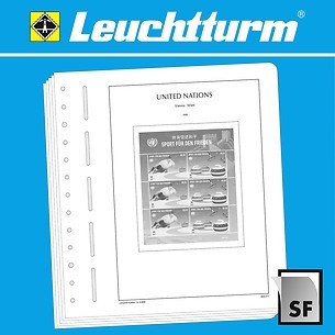 LEUCHTTURM SF-Vordruckblätter UNO Wien Kleinbogen