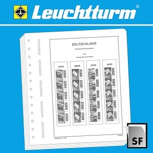LEUCHTTURM SF-Nachtrag Bundesrepublik Deutschland Rollenmarken mit EAN-Codefeldern