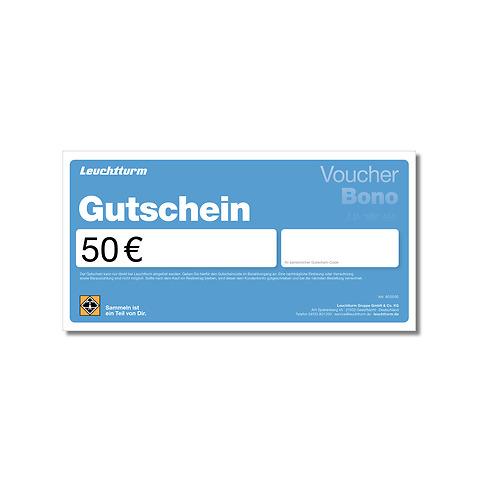 Geschenk-Gutschein Leuchtturm 50 Euro