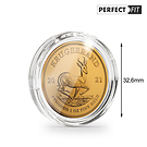 Ultra Perfect Fit Münzkapseln  für 1 oz. Krügerrand Gold (32,60 mm), 10er-Pack