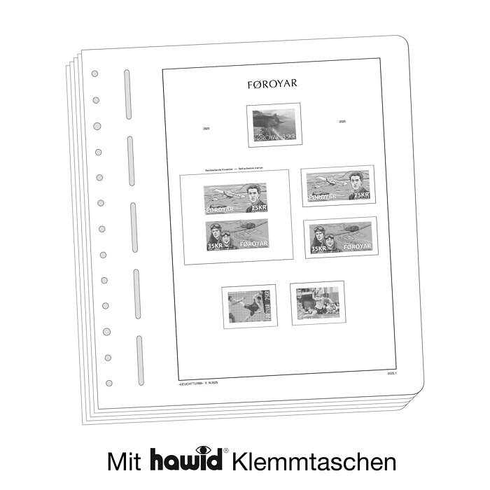 Leuchtturm Nachtrag mit Klemmtaschen Färöer 2025