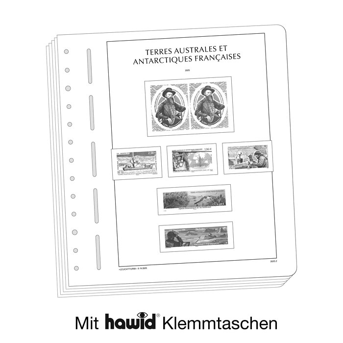Leuchtturm Nachtrag mit Klemmtaschen Französiche Antarktis 2025