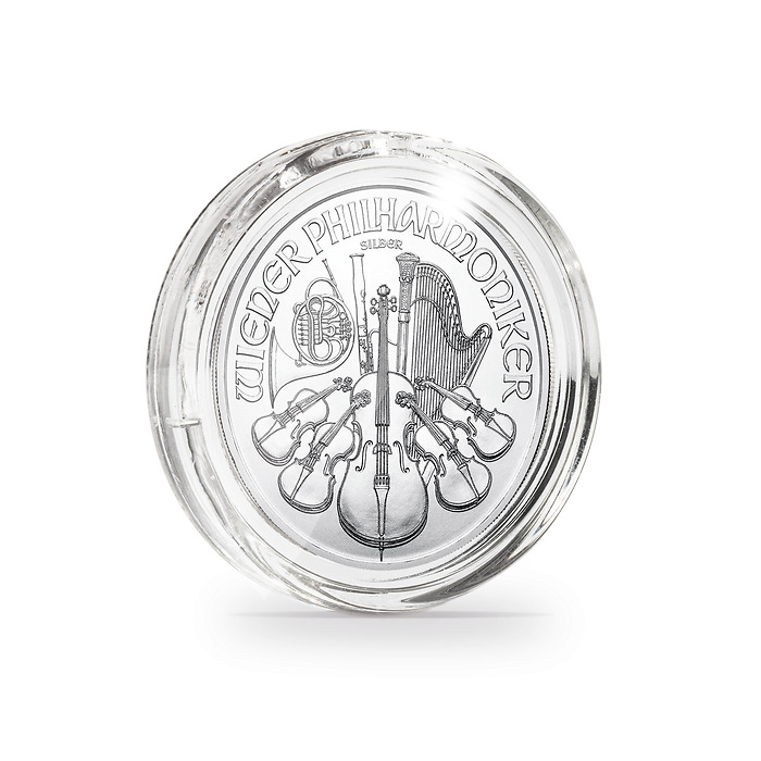 Ultra Perfect Fit Münzkapseln für 1 oz. Wiener Philharmoniker Silber (37,00 mm),10er-Pack