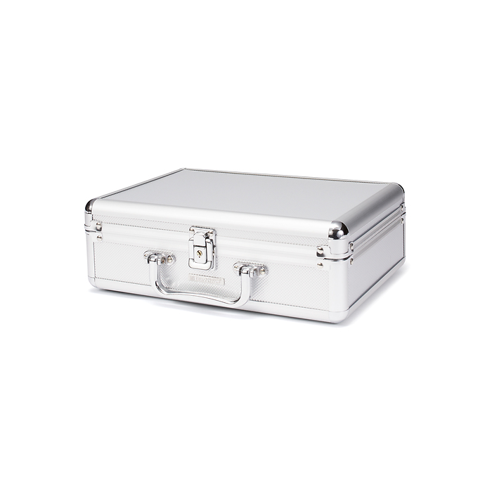 Cargo S6 Münzkoffer für 144x 2-Euro-Münzen in Kapseln, silber