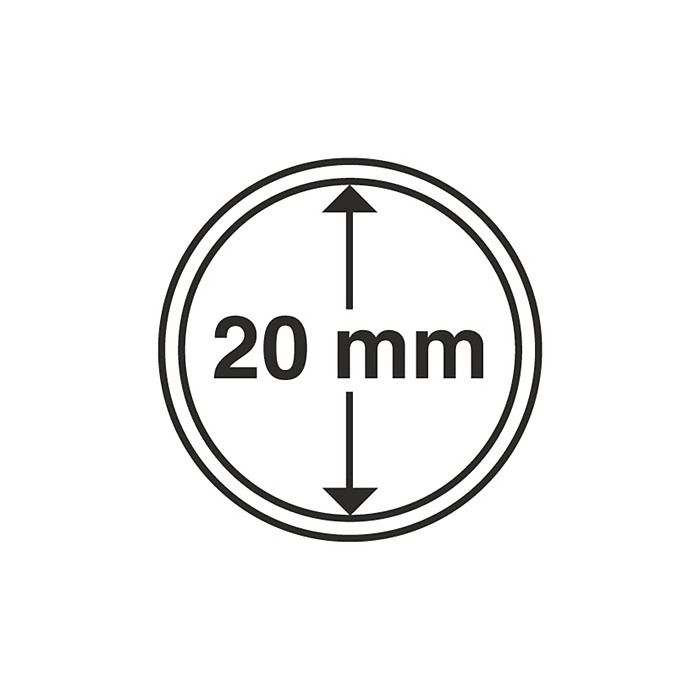 Münzkapseln GRIPS 20 mm, 10er  Pack