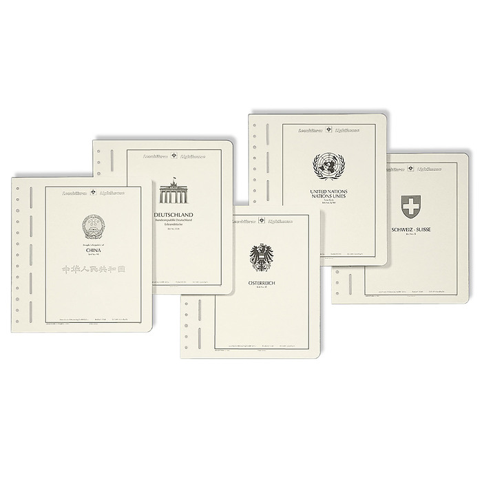 LEUCHTTURM Titelblatt mit Wappen 'Hongkong-China'