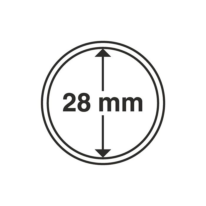Münzkapseln GRIPS 28 mm, 10er  Pack
