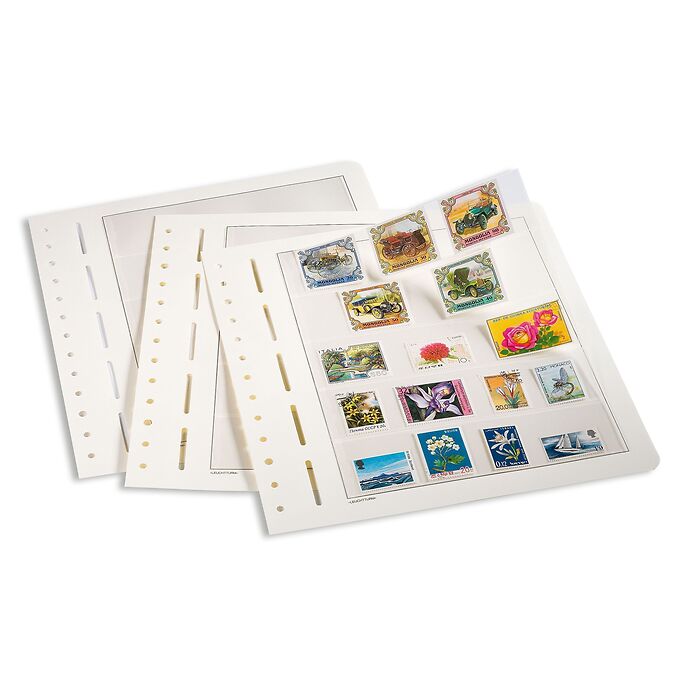 Leuchtturm Blankoblätter, 1er  Einteilung, 190x254 mm, 10er  Pack