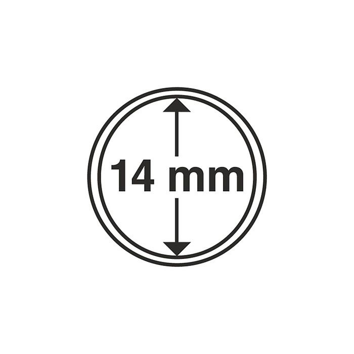 Münzkapseln GRIPS 14 mm, 10er  Pack