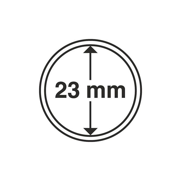 Münzkapseln GRIPS 23 mm, 10er  Pack