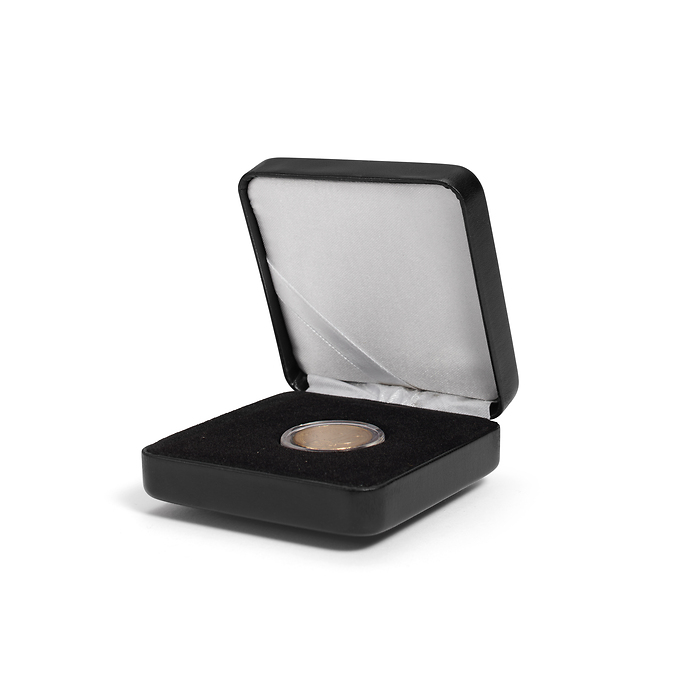 Nobile Münzetui für Ø 26 mm, schwarz