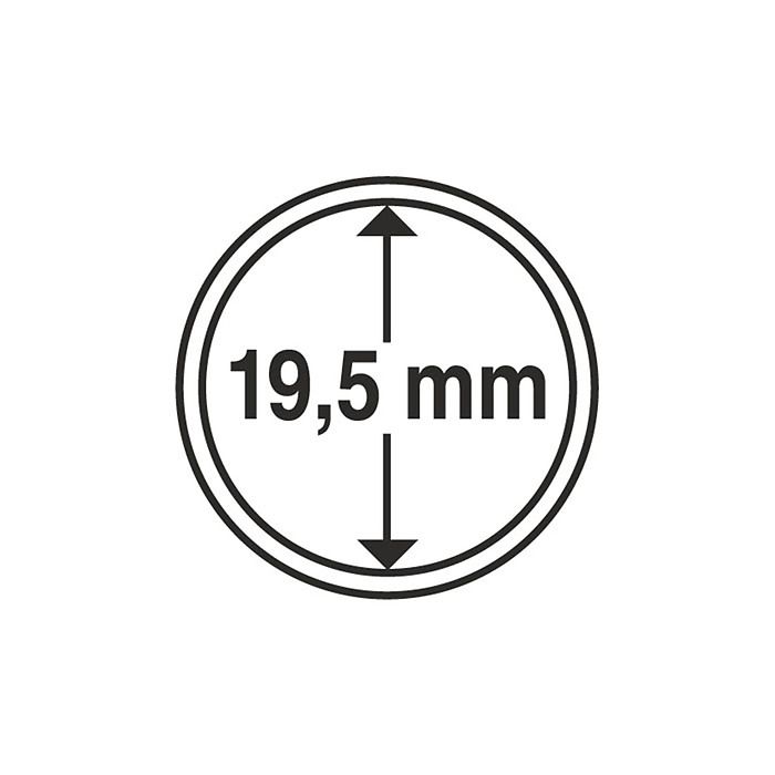 Münzkapseln GRIPS 19,5 mm, 10er Pack