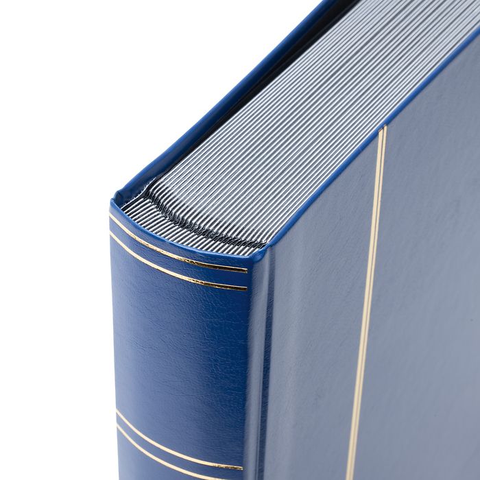 Einsteckbuch BASIC, DIN A4, 64 schwarze Seiten, unwattierter Einband, blau