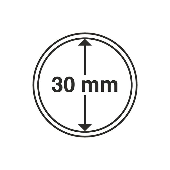 Münzkapseln GRIPS 30 mm, 10er Pack