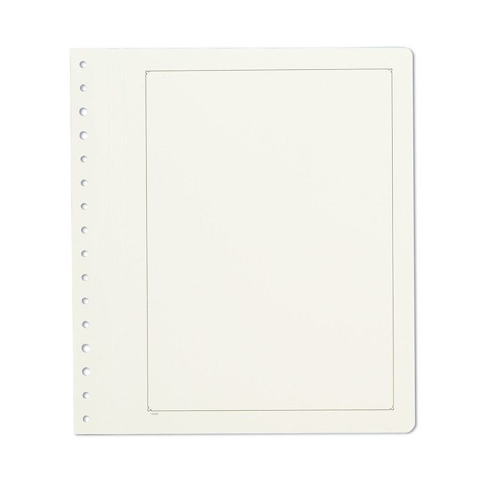 KABE Blankoblätter extra starker Albumkarton mit schwarzer traditioneller Randlinie, 10er