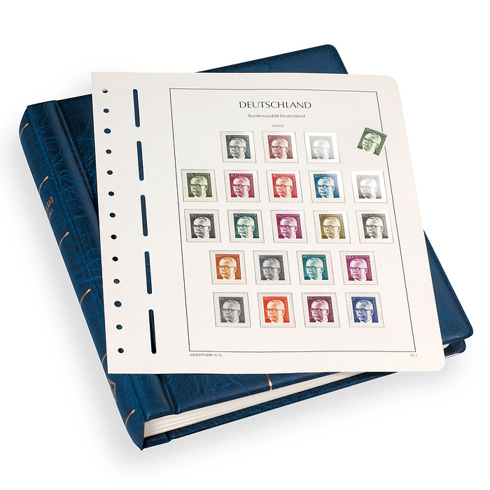 Perfect DP Drehstabbinder, inkl. Schutzkassette, blau