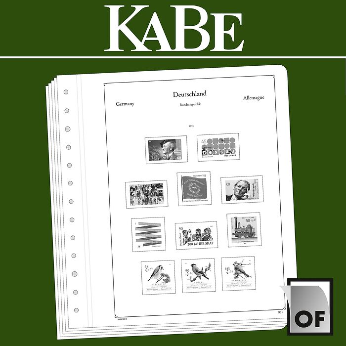 KABE OF-Vordruckblätter Altdeutschland ohne Bayern+Württemberg 1849-1872