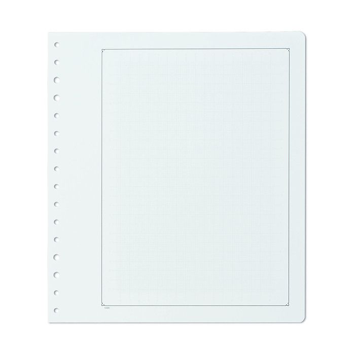 KABE Blankoblätter Albumpapier mit schwarzer Randlinie und Netzunterdruck, 10er Pack