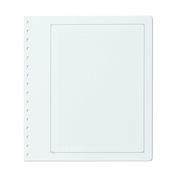 KABE Blankoblätter Albumpapier mit schwarzer Randlinie und Netzunterdruck, 10er
