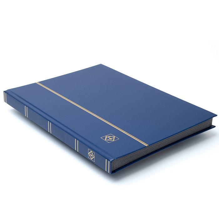 Einsteckbuch BASIC, DIN A4, 32 schwarze Seiten, unwattierter Einband, blau