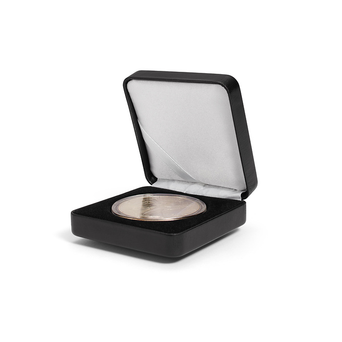 Nobile Münzetui für Ø 48 mm, schwarz