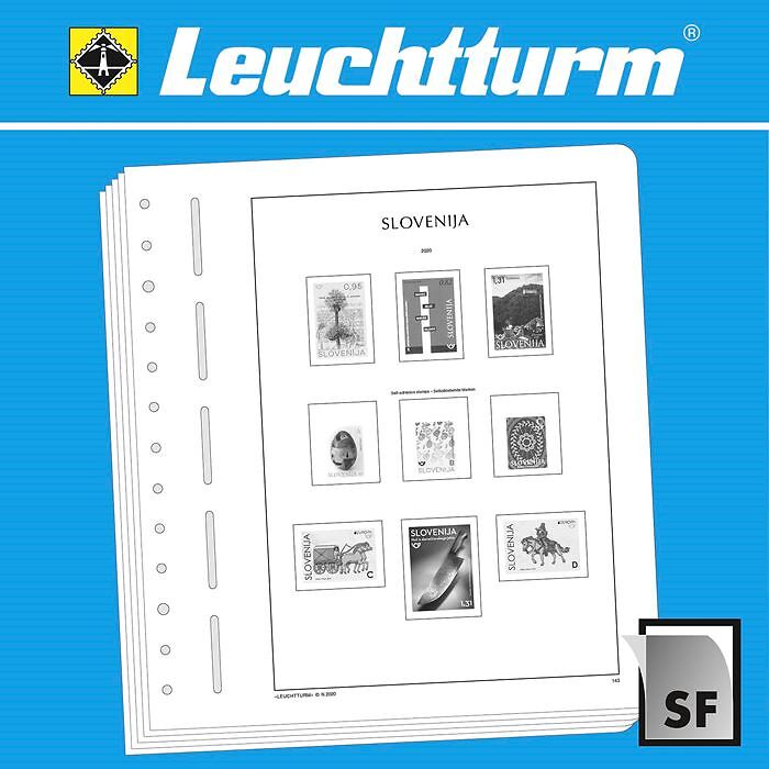 LEUCHTTURM SF-VordruckblätterSlowenien 2005-2009