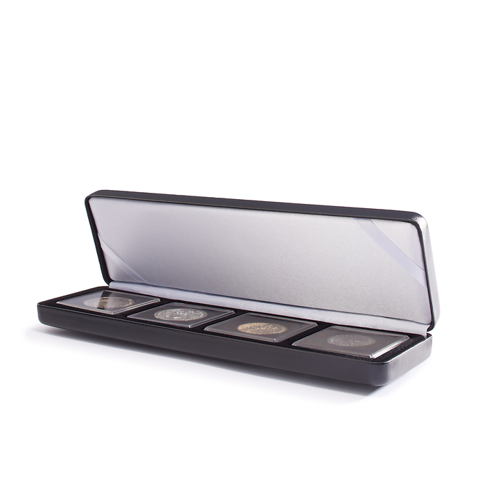 Nobile Münzetui für 4 Quadrum  Kapseln, schwarz