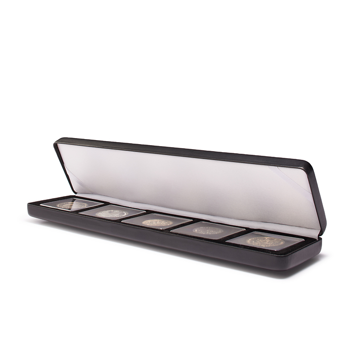 Nobile Münzetui für 5 Quadrum  Kapseln, schwarz