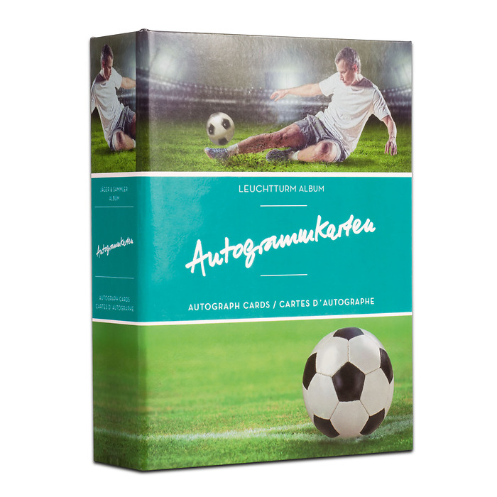 Taschenalbum mit 30 Hüllen für 60 Autogrammkarten
