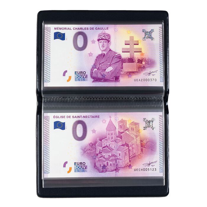 Taschenalbum ROUTE für 40 'Euro Souvenir'-Banknoten