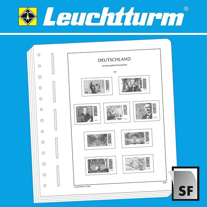 LEUCHTTURM Vordruckblätter Bundesrepublik Deutschland 2015-2019